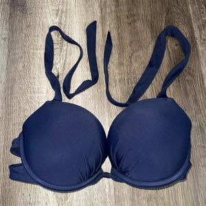 Aerie Emma Navy Blue Swim Bra Size 32D
